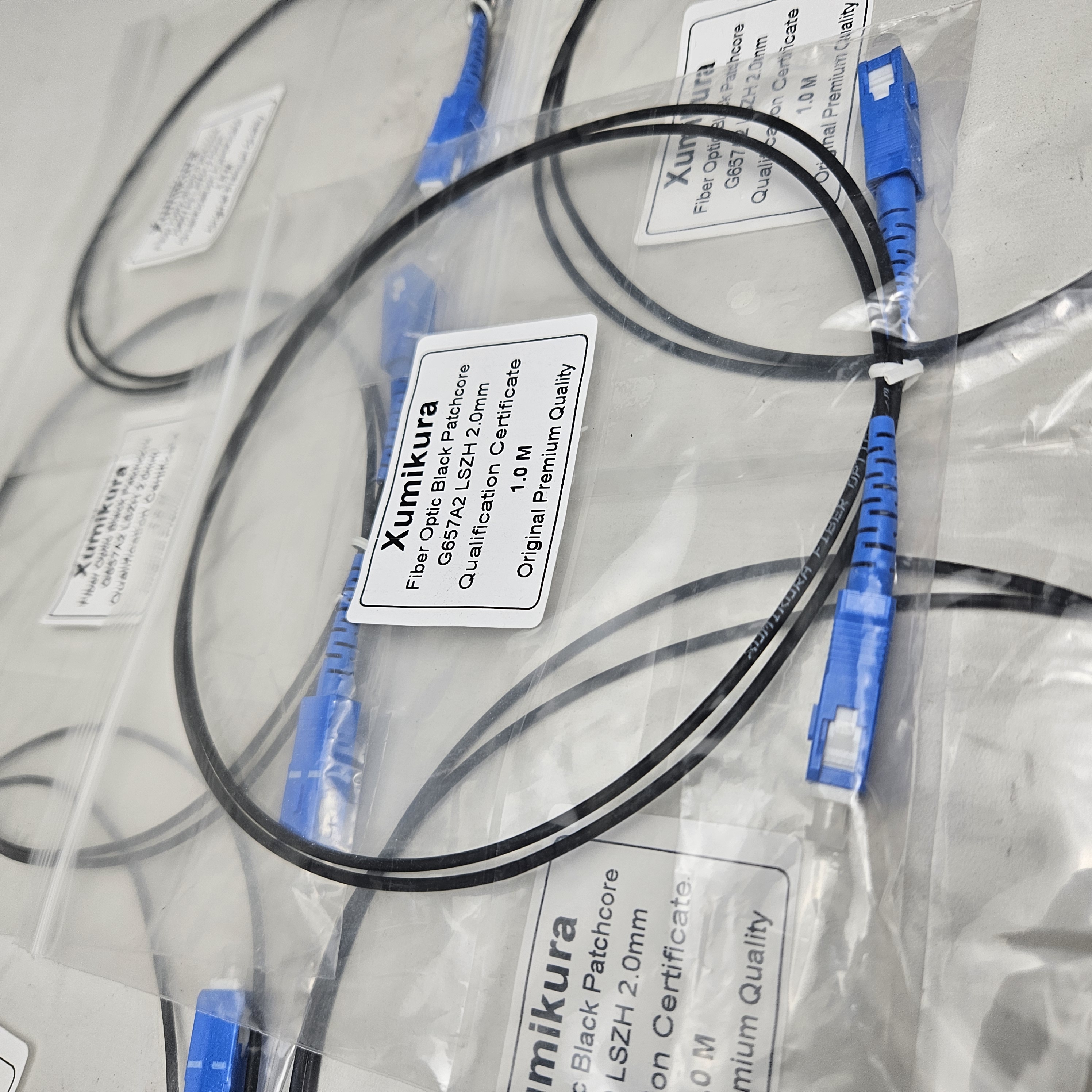 Patchord 1m 2mm Xumikura black